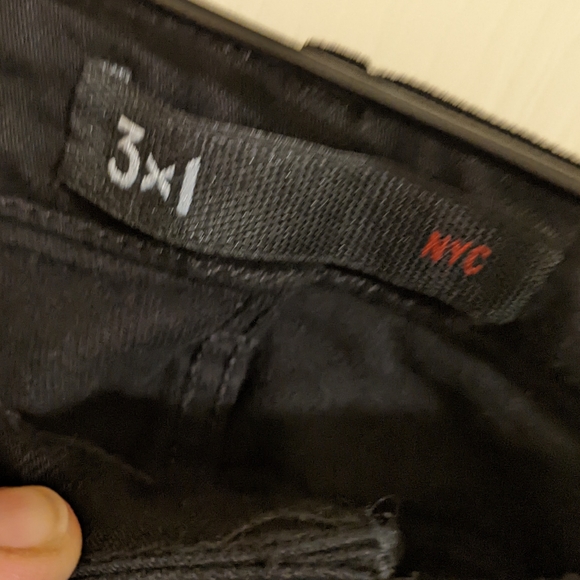 NEW 3x1 NYC Black Midway Lace-up Skinny Ankle Jeans 25 - Picture 4 of 8